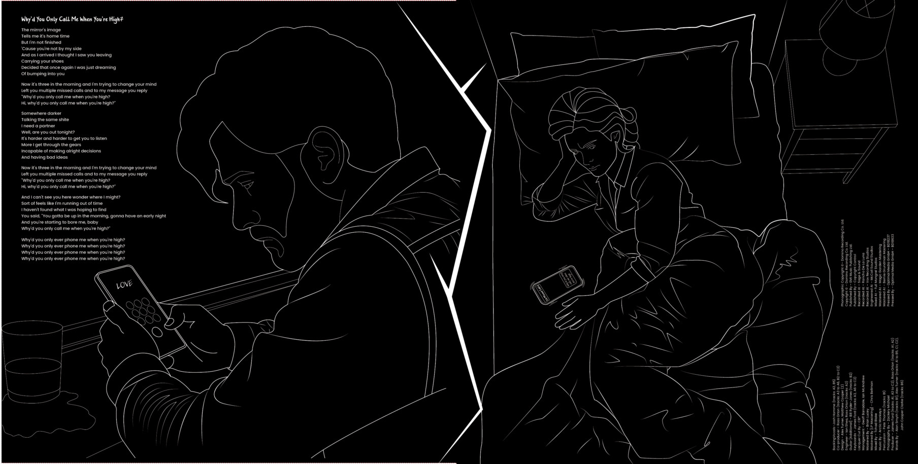 Vinyl Record Working File - Redesign for Arctic Monkeys AM album