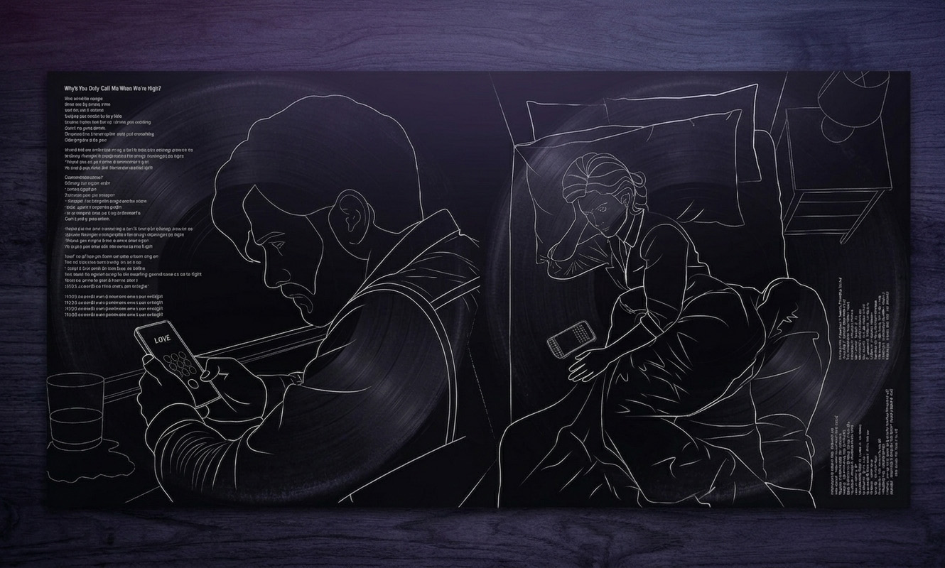 Vinyl Record Mockup - Redesign for Arctic Monkeys AM album